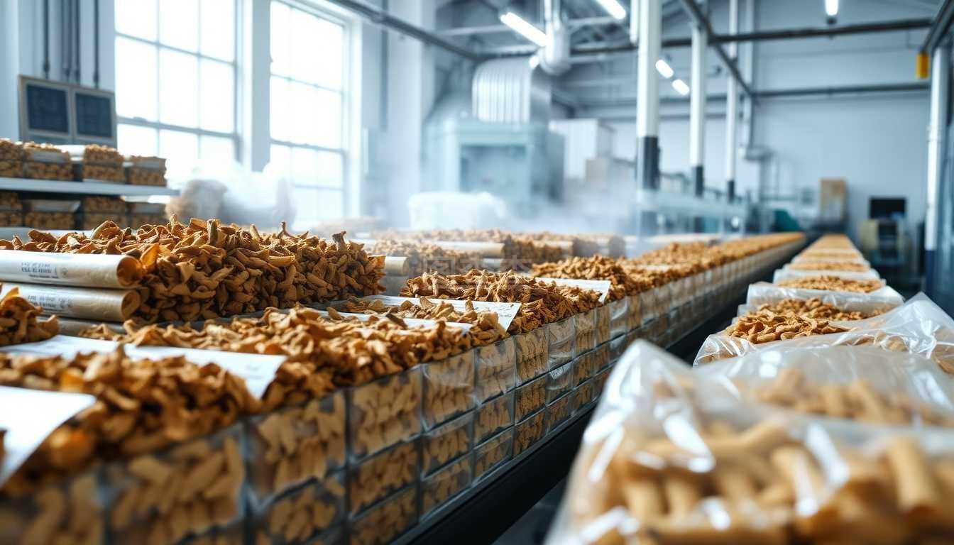 工厂生产烟草制品的流程与影响